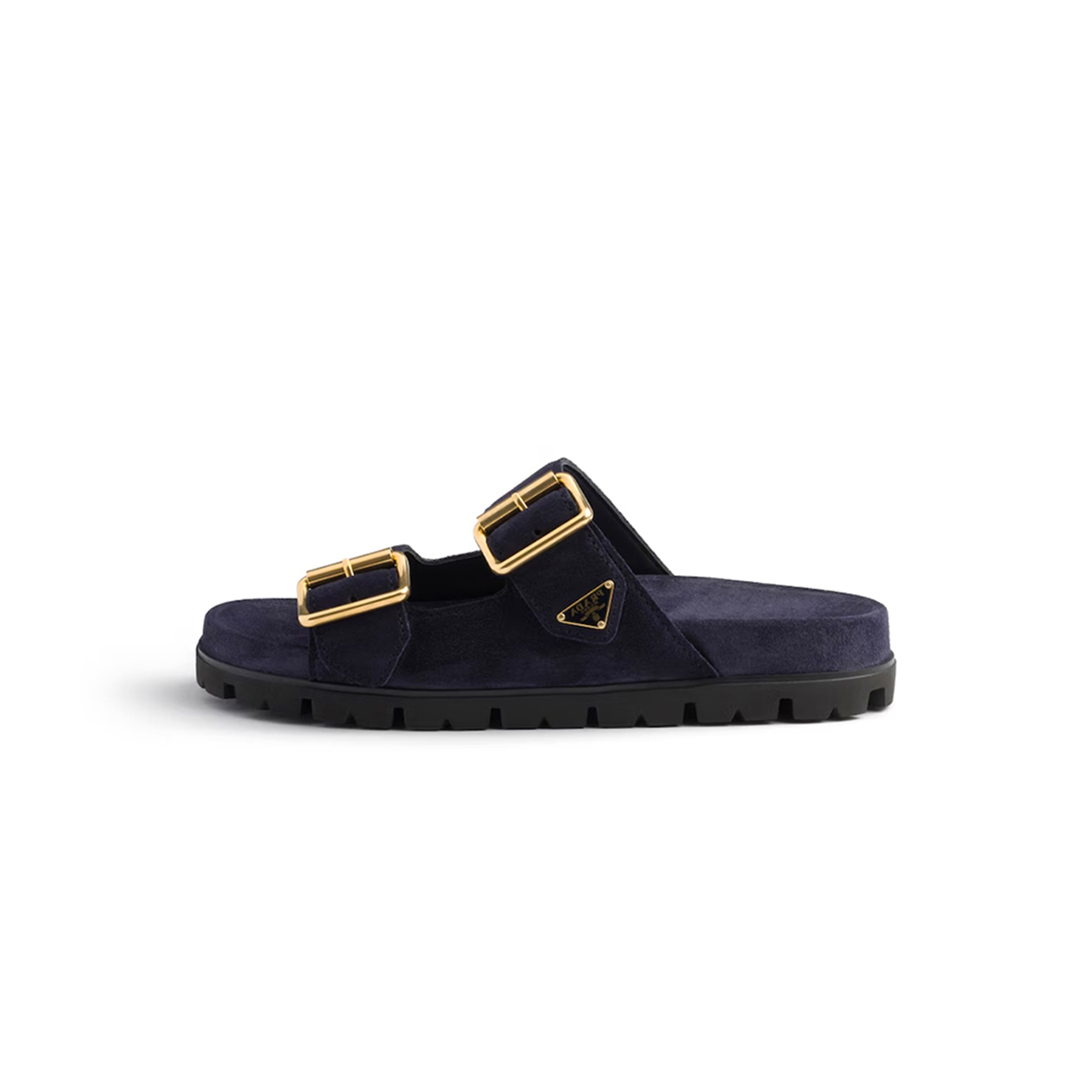 Pra*a suede strap slides 1xx692